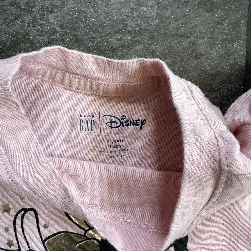 GapXDisney Toddler Girl Long Sleeve Shirts - Set of 3 - Picture 8 of 14